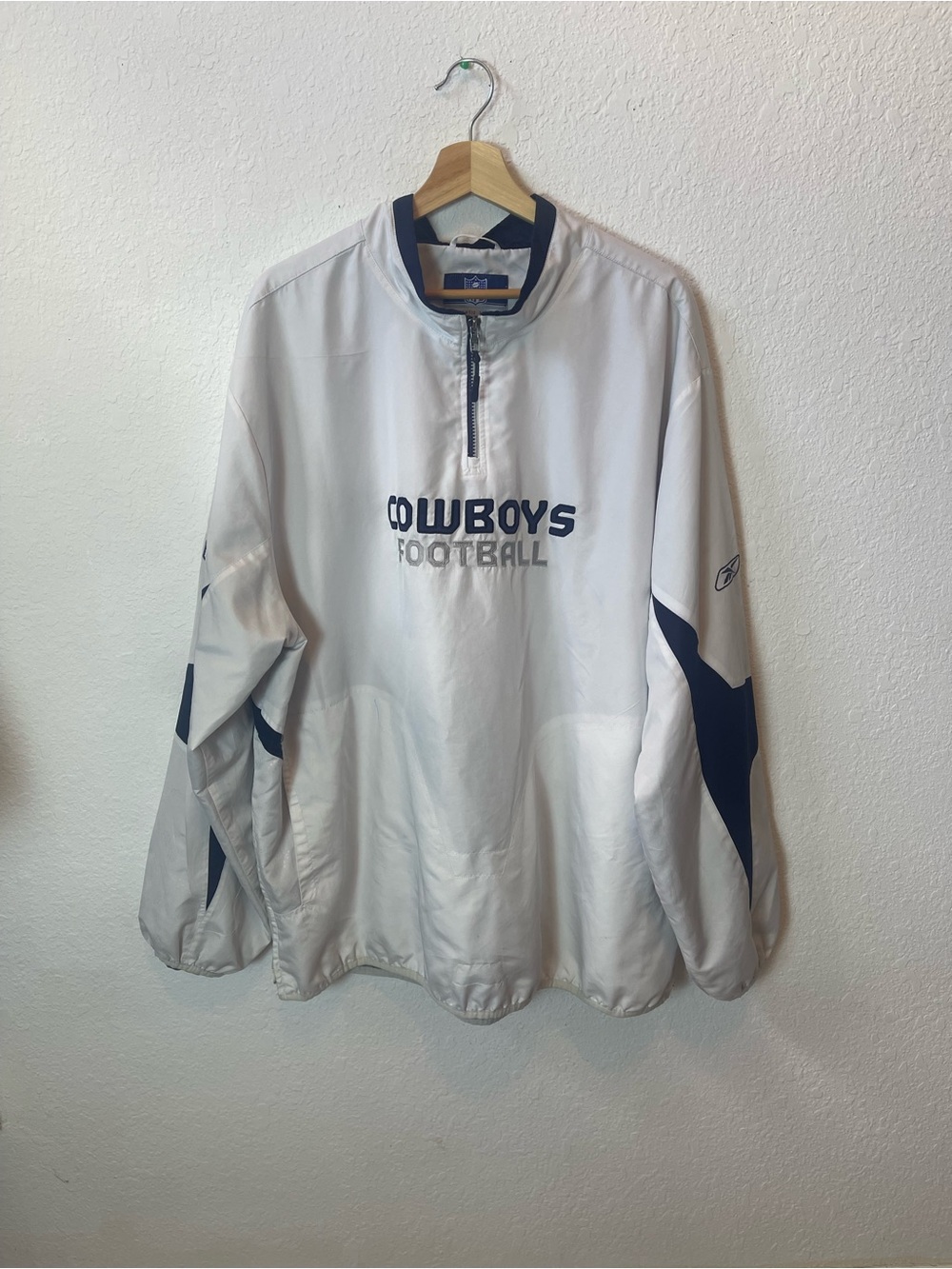 Vintage Dallas cowboy Reebok NFL Authentic Sideline jacket size 2XL